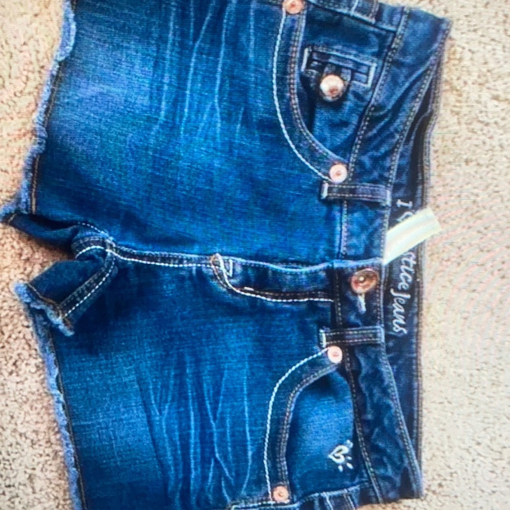 Justice denim shorts